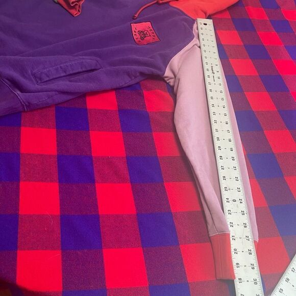 Teddy Fresh Colorblock Sweatshirt Hoodie Size Large - Picture 9 of 12